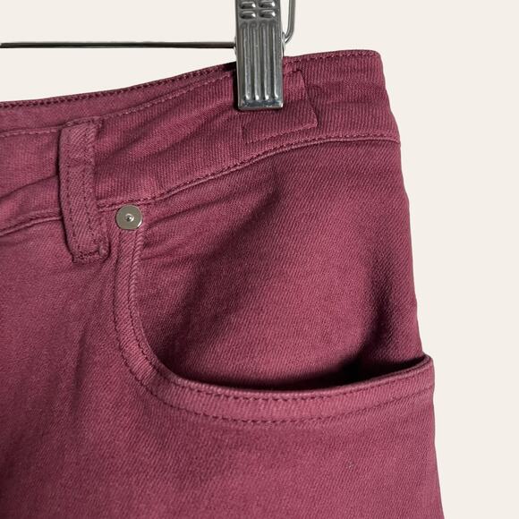 Eleventy Men’s Red Slim Fit 5-Pocket Pants Size 33 - Picture 4 of 11